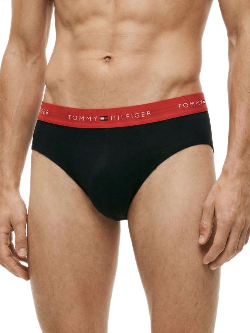 TOMMY HILFIGER Slip - Ελαστικό Βαμβάκι - Repeat Logo - Πακέτο με 3
