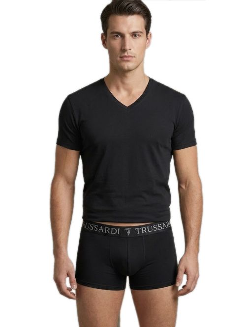 TRUSSARDI Boxer - Ελαστικό Βαμβάκι - Οικονομική Συσκευασία 4 Τεμαχίων