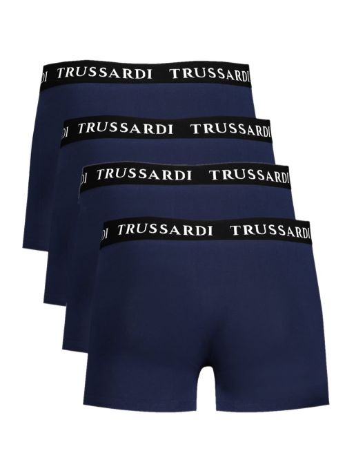 TRUSSARDI Boxer - Ελαστικό Βαμβάκι - Οικονομική Συσκευασία 4 Τεμαχίων