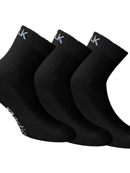 WALK Ανδρική Κάλτσα Ημίκοντη - Ελαστικό Βαμβάκι - 3 Τεμάχια