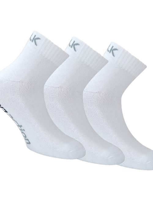 WALK Ανδρική Κάλτσα Ημίκοντη - Ελαστικό Βαμβάκι - 3 Τεμάχια