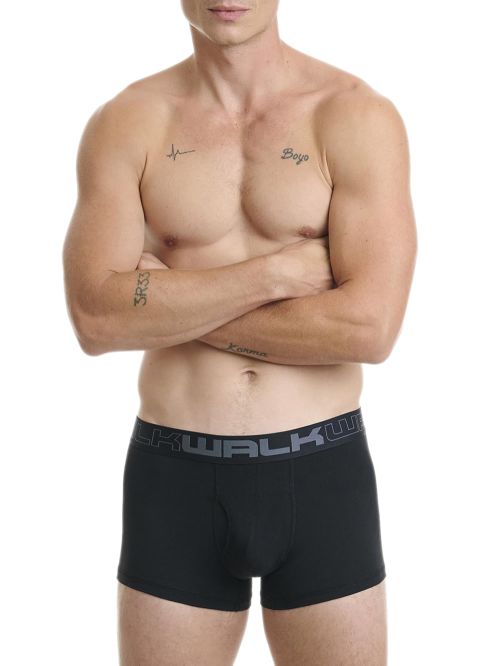 WALK Ανδρικά Μποξεράκια από Ανθεκτικό Βαμβάκι - Πακέτο με 2 
