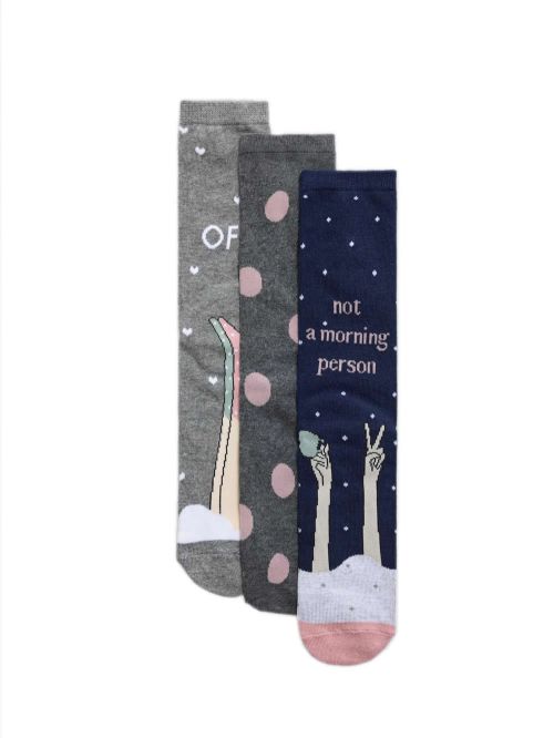 YSABEL MORA Γυναικεία Κάλτσα Gift Box - Ελαστικό Βαμβάκι - 3 Ζευγάρια