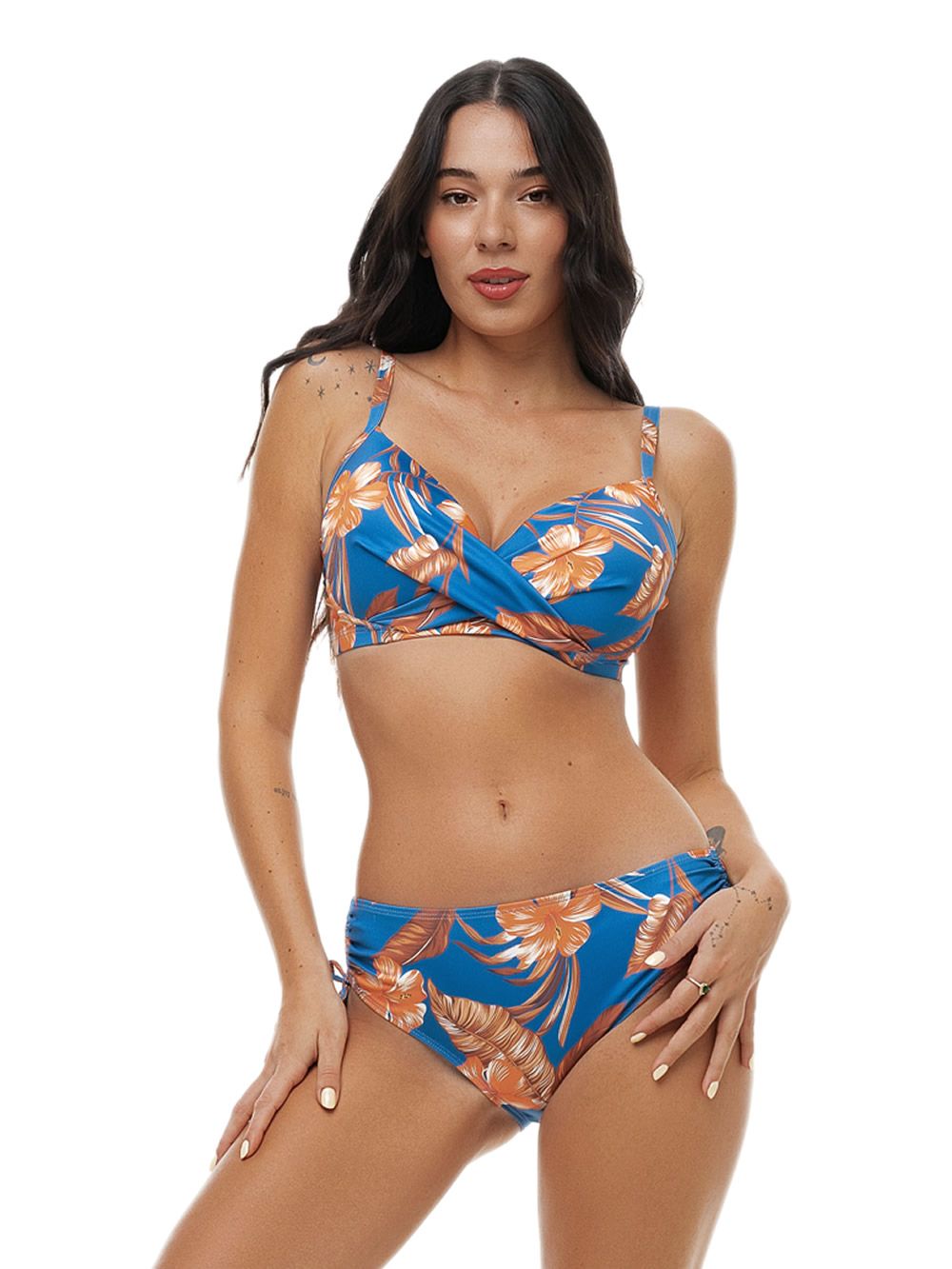 Μαγιό BLUEPOINT Flower Dream Μπικίνι Top - Μεγάλο Στήθος - Ήπια Ενίσχυση