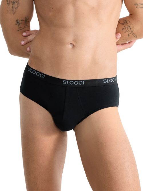 SLOGGI Men Basic Midi Ανδρικό Σλιπ - Ποιοτικό Βαμβάκι - Logo