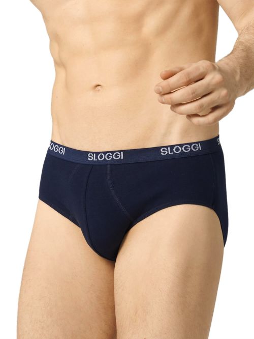 SLOGGI Men Basic Midi Ανδρικό Σλιπ - Ποιοτικό Βαμβάκι - Logo