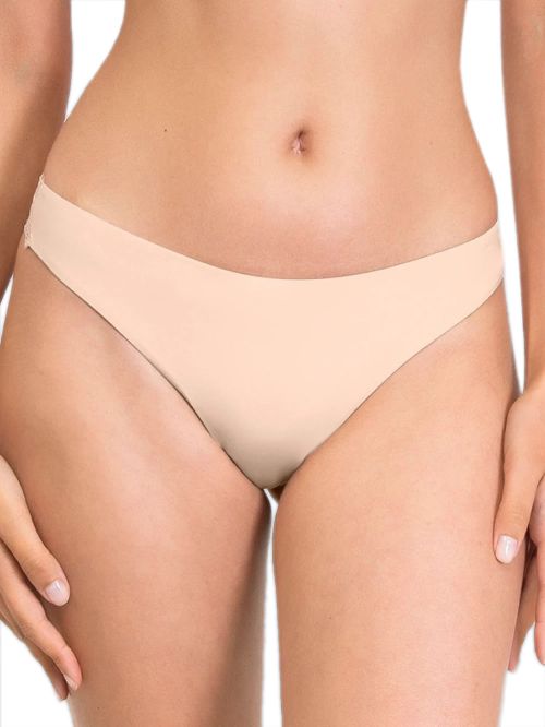 SIELEI Brazilian Slip Αόρατο - Σατινέ Ύφασμα & Δαντέλα - Χωρίς Ραφές