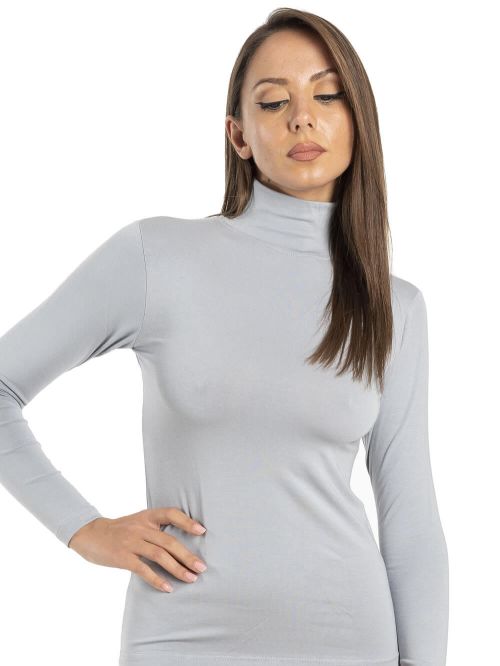 GKapetanis Ζιβάγκο Μακρύ Μανίκι - Modal & Βαμβάκι - Ζεστό & Απαλό-S-Grey