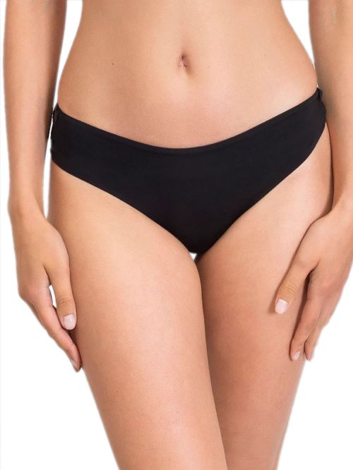 SIELEI Slip Αόρατο Κανονικό - Σατινέ Ύφασμα & Δαντέλα - Αόρατες Ραφές