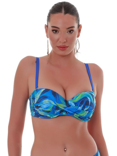 Μαγιό BLUEPOINT Blue Lagoon Strapless Μεγάλο Στήθος - Σταθερό Κράτημα