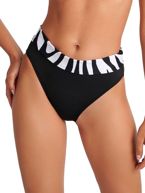 Μαγιό BLU4U Zebra Σλιπ Ψηλό Φαρδύ - Κρύβει Ατέλειες