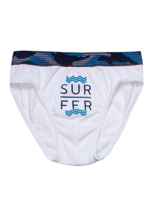 Παιδικό-Εφηβικό Σλιπ MINERVA Surfer για αγόρι - 100% Αγνό Βαμβάκι 