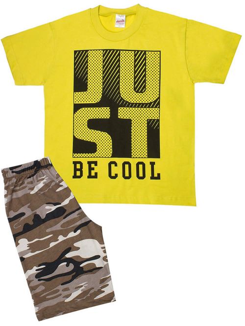 Παιδική Πυτζάμα MINERVA CAMOUFLAGE - 100% Αγνό Βαμβάκι 