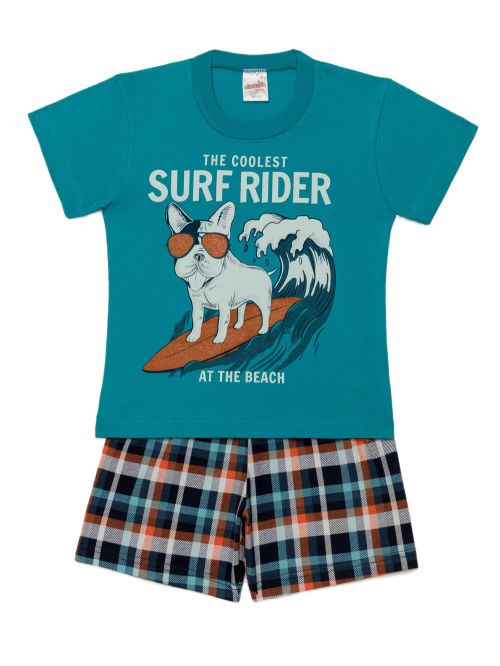 Βρεφική Πυτζάμα MINERVA DOG SURFER - 100% Αγνό Βαμβάκι 