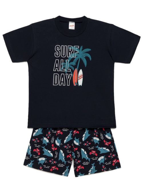 Παιδική Πυτζάμα MINERVA Surf Day - 100% Αγνό Βαμβάκι 