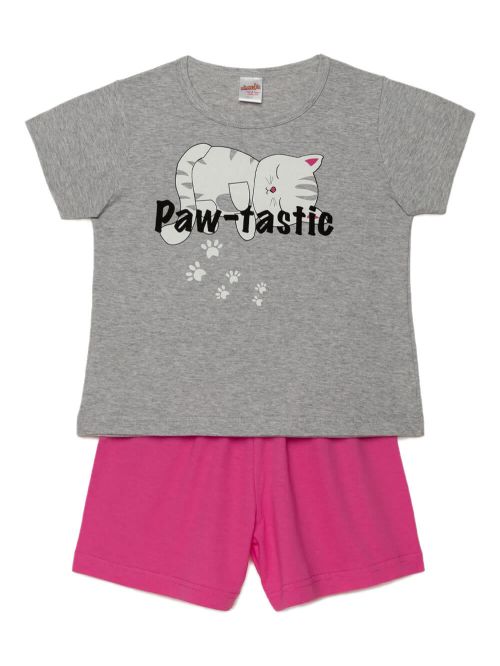 Παιδική Πυτζάμα MINERVA Sleepy Cats - 100% Αγνό Βαμβάκι 