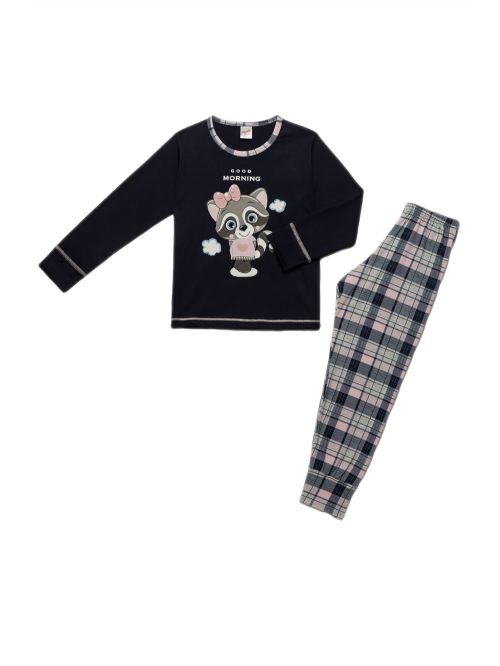 εφηβική πυτζάμα minerva 62179-100 v1