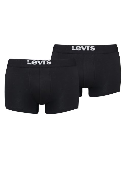 LEVI'S Boxer Trunk - Οργανικό ECO Βαμβάκι - Black - Πακέτο με 2