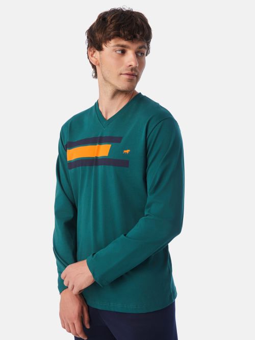 Ανδρική Πυτζάμα MINERVA BULL - 100% Βαμβάκι Interlock 