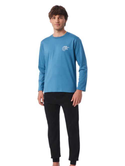 Ανδρική Πυτζάμα MINERVA Future - 100% Βαμβάκι Interlock