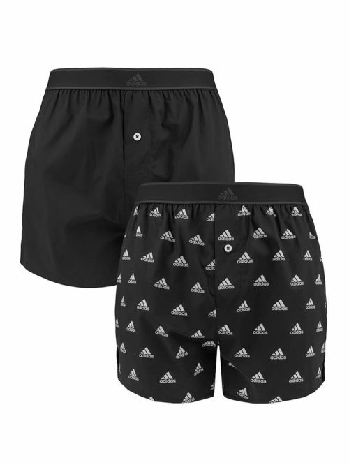 ADIDAS Boxer - Φαρδιά Γραμμή - Αγνό Βαμβάκι Popeline - Πακέτο με 2