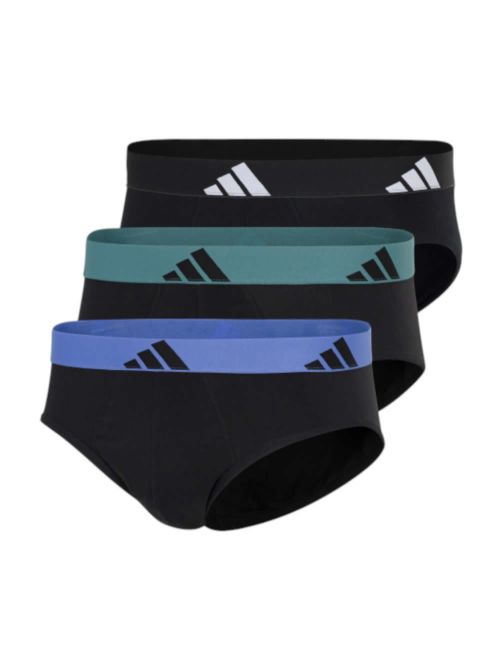 ADIDAS Slips - Active Flex Cotton - Πακέτο με 3 - Ελαστικό Βαμβάκι