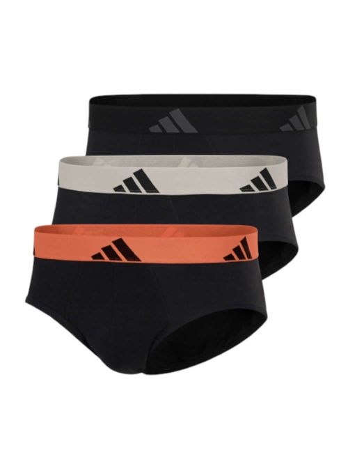 ADIDAS Slips - Active Flex Cotton - Πακέτο με 3 - Ελαστικό Βαμβάκι