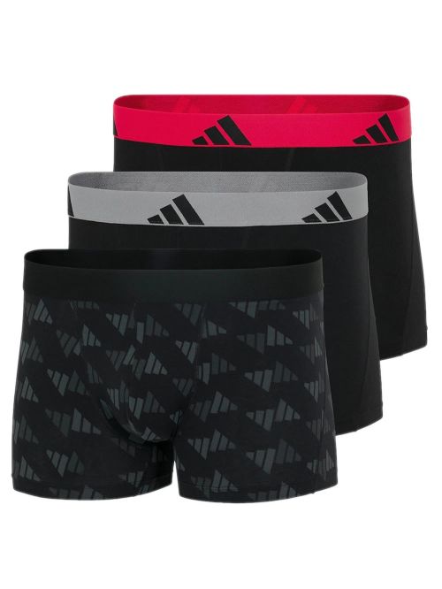 Ανδρικά Μποξεράκια Adidas Cotton Stretch (Πακέτο 3 Τεμαχίων) – All-Over Logo