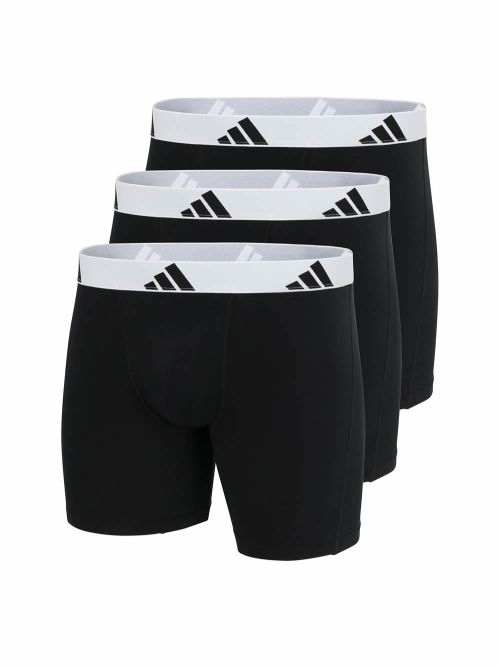 ADIDAS Boxer Μακρύ - Active Flex Cotton - Πακέτο με 3