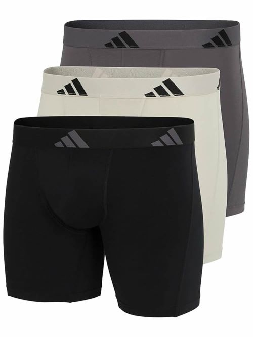 ADIDAS Boxer Μακρύ - Active Flex Cotton - Πακέτο με 3