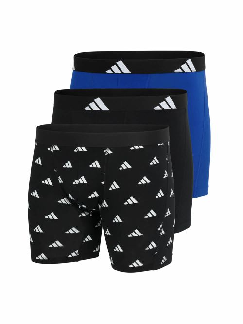 ADIDAS Boxer Μακρύ - Active Flex Cotton - Πακέτο με 3