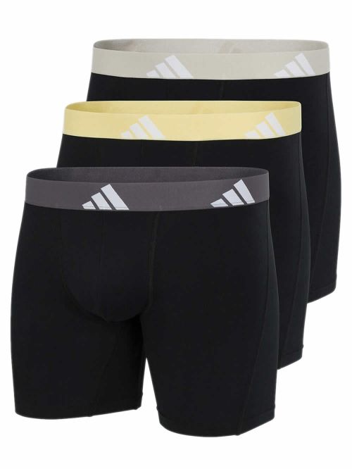 ADIDAS Boxer Μακρύ - Active Flex Cotton - Πακέτο με 3