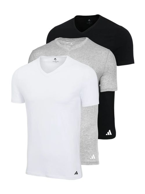ADIDAS Ανδρικά T-Shirt - Active Core Cotton - Logo - Πακέτο με 3 