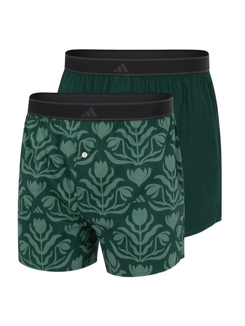 ADIDAS Boxer - Φαρδιά Γραμμή - Αγνό Βαμβάκι - Πακέτο με 2