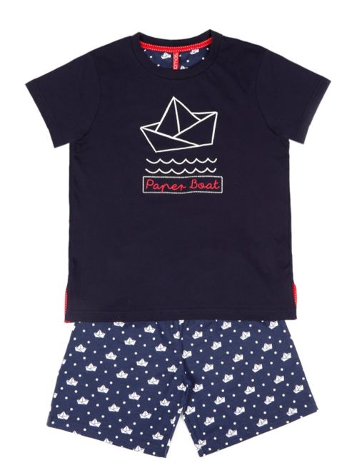Παιδική Πυτζάμα ADMAS Boat για αγόρι - 100% Βαμβακερή 