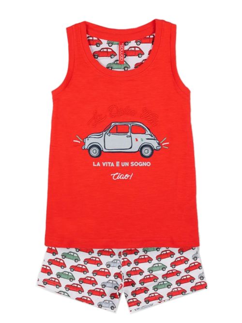 Παιδική Πυτζάμα ADMAS La Dolce Vita για κορίτσι - 100% Βαμβακερή 