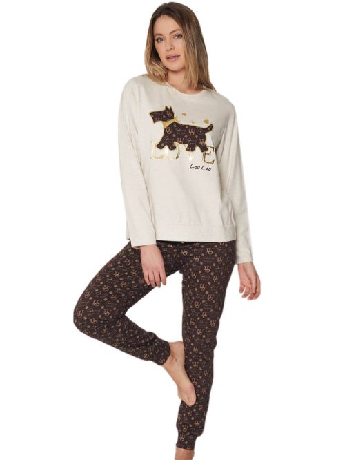 γυναικεία πυτζάμα admas 55825 μπροστά