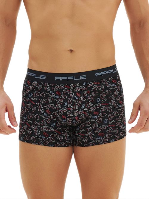 Ανδρικό Μπόξερ APPLE - Ελαστικό Βαμβάκι - Joystick - Πακέτο με 2