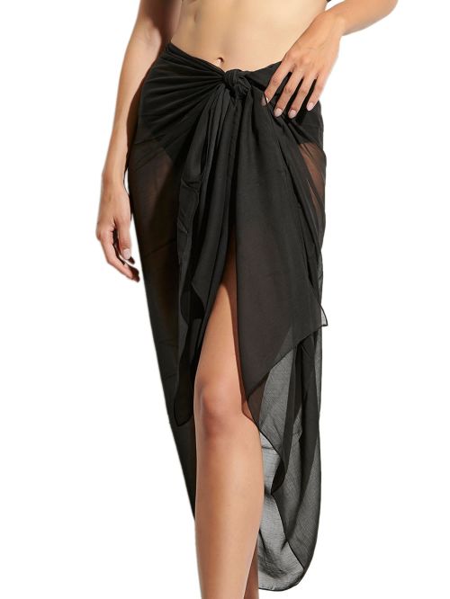 Beachwear BLU4U Παρεό Θαλάσσης - Αέρινο Ύφασμα