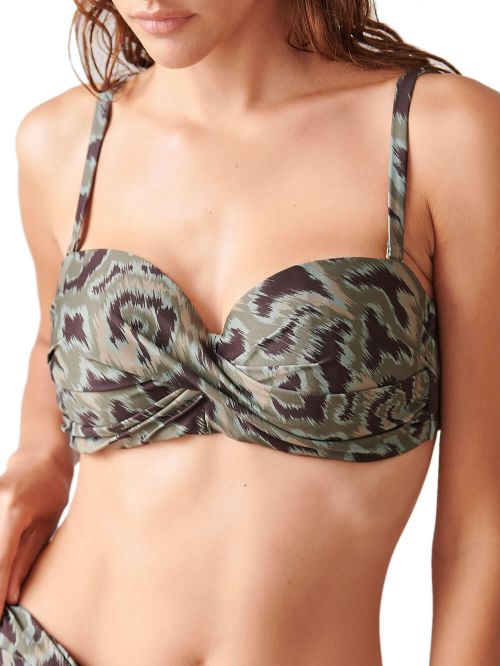 μαγιό strapless blu4u 22366174d-15 μπροστά