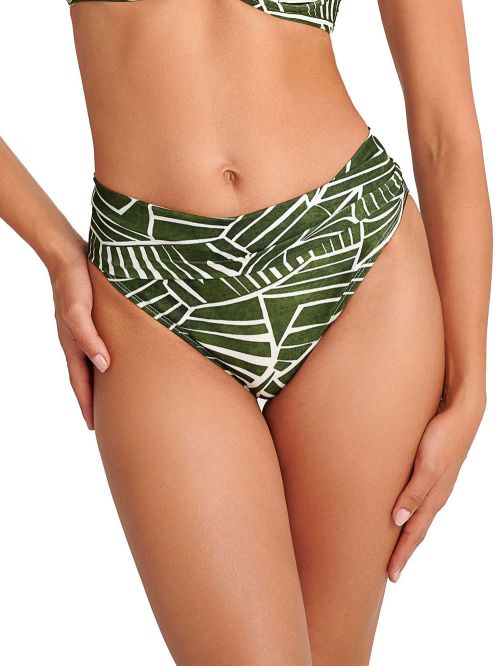 Μαγιό BLU4U Amazon Stripes Σλιπ Ψηλό Φαρδύ - Κρύβει Ατέλειες