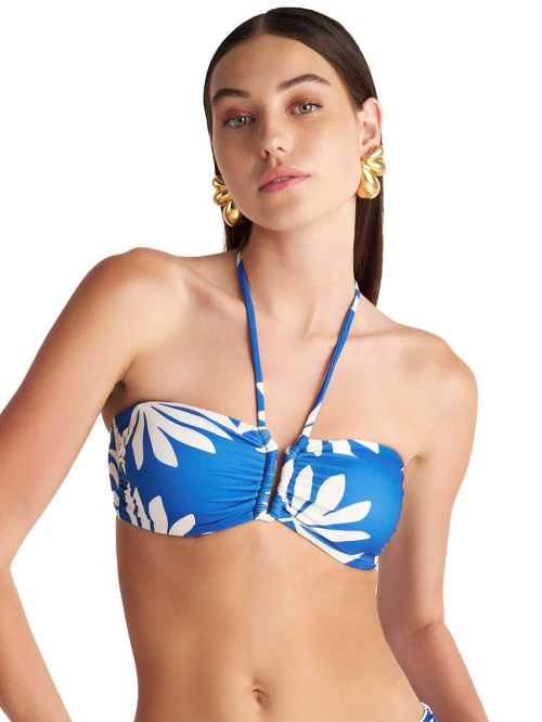 Μαγιό BLU4U Coco Leaf Strapless Top - Ενίσχυση - Άνοιγμα V