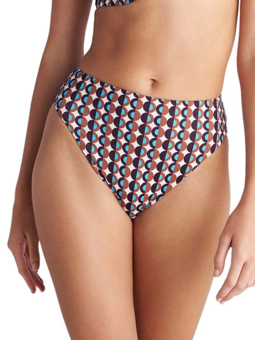 Μαγιό BLU4U Polca Borders Μπικίνι Σλιπ Κανονικό Ψηλό & Φαρδύ