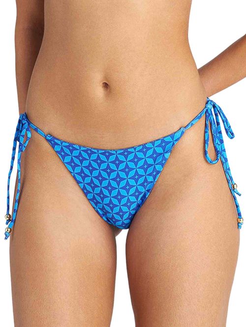 Μαγιό BLU4U Blue Ikat Μπικίνι Σλιπ Κανονικό Δετό - Διπλής Όψης