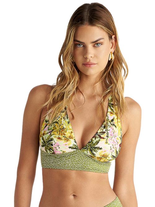 Μαγιό BLU4U Jungle Garden Τρίγωνο Τοπ - Διπλής Όψης - Μεγάλο Στήθος