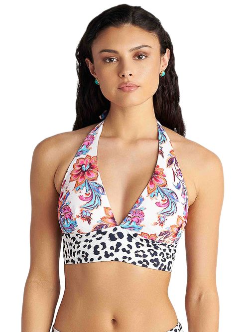 Μαγιό BLU4U Floral Escape Τρίγωνο Τοπ - Διπλής Όψης - Μεγάλο Στήθος - Ήπια Ενίσχυση