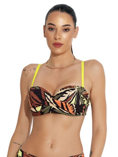 Μαγιό BLUEPOINT Exotica Σουτιέν Μπικίνι Strapless - Μεγάλο Στήθος