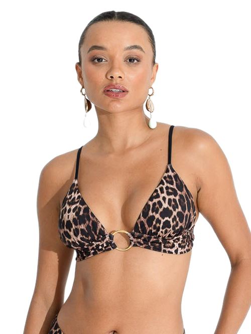 Μαγιό BLUEPOINT Cat Call Τρίγωνο Μπικίνι - Χρυσός Κρίκος - Ενίσχυση