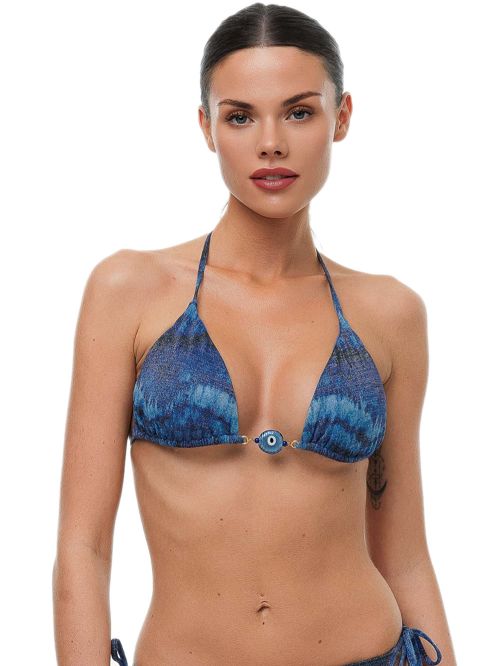 Μαγιό BLUEPOINT Ocean Blue Τρίγωνο Μπικίνι - Διακριτικό Lurex