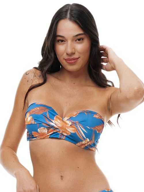 Μαγιό BLUEPOINT Flower Dream Strapless Top - Μεγάλο Στήθος - Ήπια Ενίσχυση